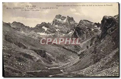 Cartes postales Les Alpes Queyras Vallee Du Guil Au Dela d&#39Abries Le Mont Viso