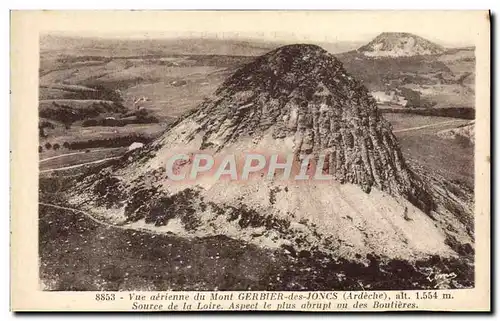 Ansichtskarte AK Mont Gerbier Des Joncs Vue Aerienne Source de la Loire ASpect le plus abrupt vu des Boutieres