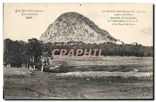 Cartes postales Le Mont Gerbier Des Joncs Le chalet Hotel du TCF et la ferme de Loire