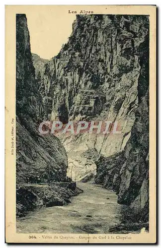 Ansichtskarte AK Les Alpes Vallee Du Queyras Gorges du Guil a la Chapelue