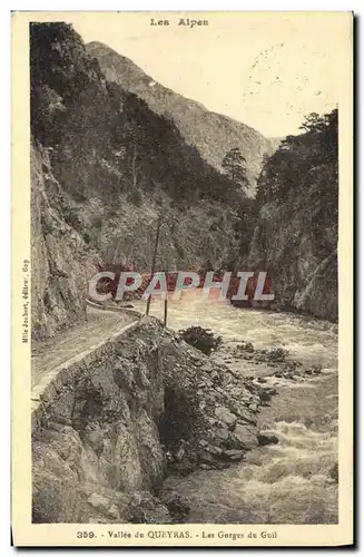 Ansichtskarte AK Les Alpes Vallee Du Queyras Les Gorges Du Guil