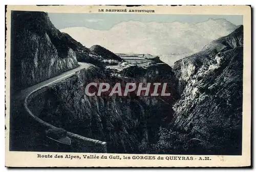 Cartes postales Les Alpes Vallee Du Guil Les Gorges Du Queyras Route des Alpes