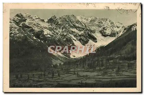 Cartes postales Route des Alpes Le Glacier du Casset