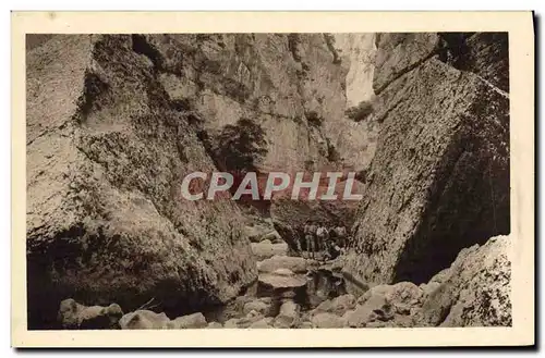 Ansichtskarte AK Gorges Du Verdon Blocs Monumentaux entre les Bauchers et le Maugue Vue prise vers aval