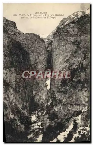 Cartes postales Les Alpes Vallee du L'Ubaye Le Pont du Castelet