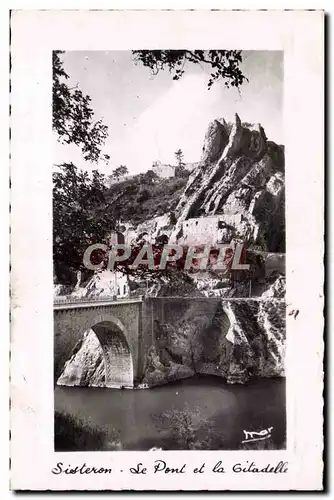 Cartes postales moderne Sisteron Le pont et la citadelle