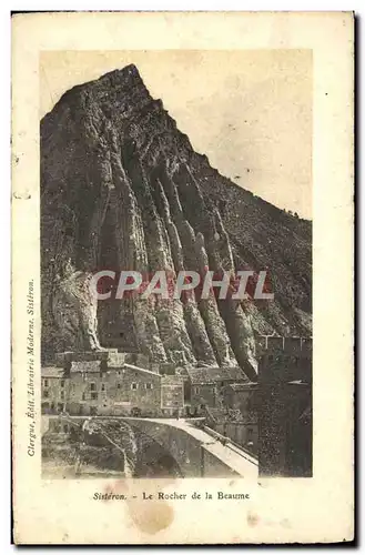 Ansichtskarte AK Sisteron Le Rocher de la Beaume