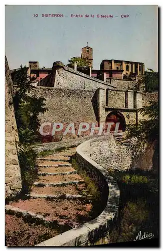 Cartes postales Sisteron Entree de la Citadelle