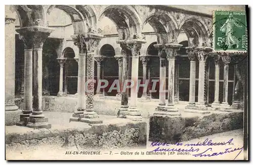 Ansichtskarte AK Aix en Provence Cloitre de la cathedrale