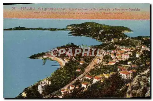 Ansichtskarte AK Beaulieu Vue Generale et Saint Jean Cap Ferrat Vue prise de la Nouvelle Corniche