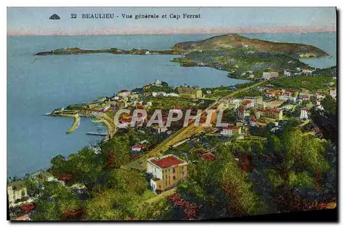 Cartes postales Beaulieu Vue Generale et Cap Ferrat