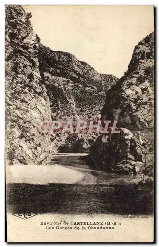 Cartes postales Environs de Castellane Les Gorges de la Chaudanne