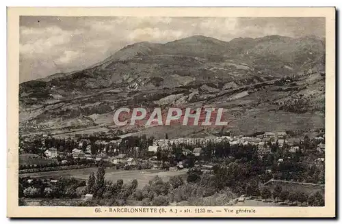 Cartes postales Barcelonnette Vue Generale
