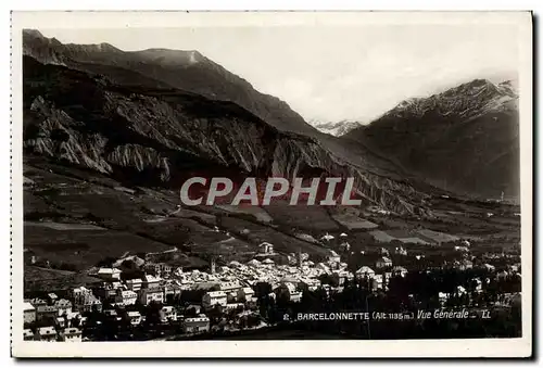 Cartes postales Barcelonnette Vue Generale