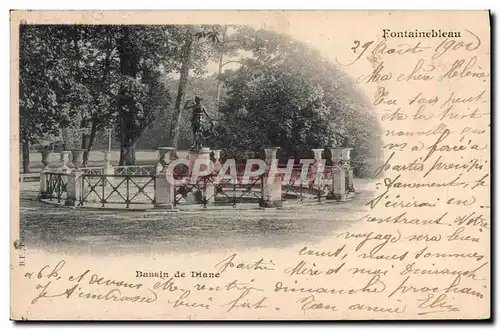 Cartes postales Fontainebleau Bassin de Diane