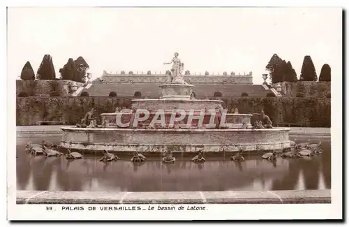 Ansichtskarte AK Palais de Fontainebleau Le Bassin de Latone