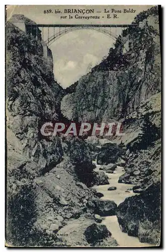 Cartes postales Briancon Le Pont Baldy sur la Cerveyrette