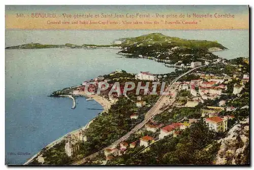 Ansichtskarte AK Beaulieu Vue Generale et Saint Jean Cap Ferrat Vue prise de la Nouvelle corniche