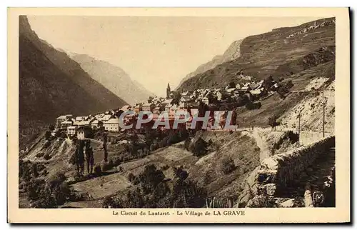 Cartes postales Le Circuit Du Lautaret Le Village De La Grave