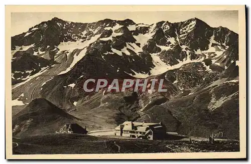 Ansichtskarte AK Les Alpes Le Lautaret La Chaine Des Alpes et le chalet du PLM