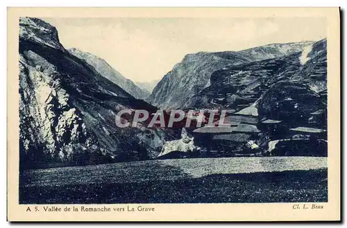 Cartes postales Vallee De La Romanche Vers La Grave