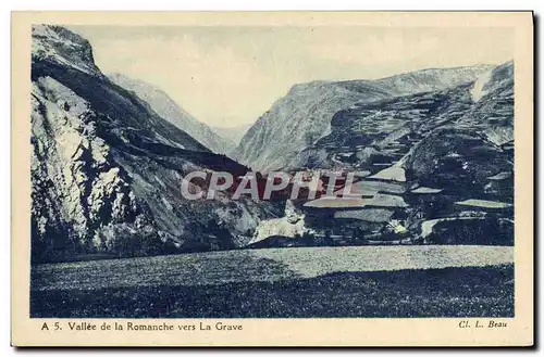 Cartes postales Vallee de la Romanche vers la Grave