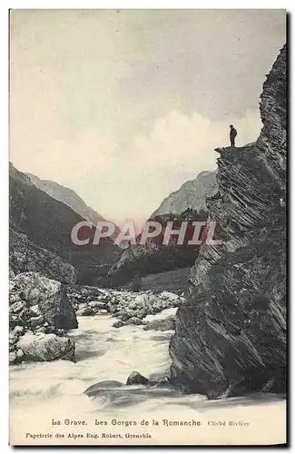 Cartes postales La Grave Les gorges de la Romanche