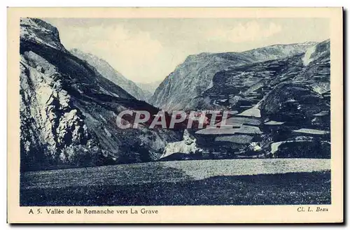 Cartes postales Vallee de la Romanche vers la Grave