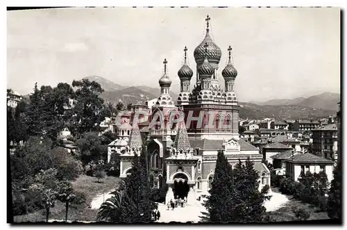 Cartes postales moderne Nice L&#39Eglise Russe russie Russia