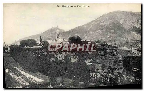 Cartes postales Embrun Vue du Roc