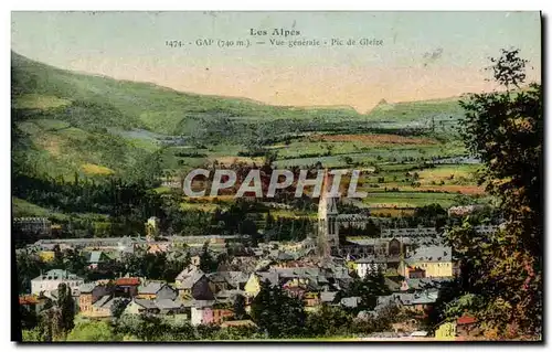 Cartes postales Gap Vue Generale Pic de Gleize