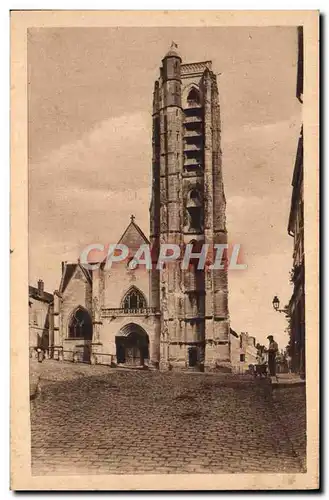 Ansichtskarte AK Chateau Thierry L&#39Eglise Saint Crepin