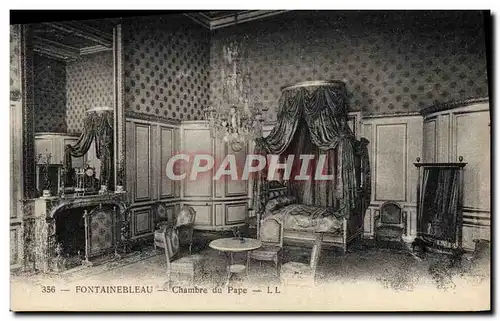 Ansichtskarte AK Fontainebleau Chambre Du Pape