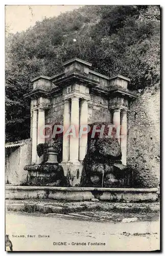 Cartes postales Digne Grande Fontaine