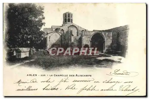 Cartes postales Arles La Chapelle Des Aliscamps