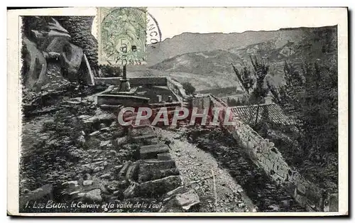 Cartes postales Les Baux La Calvaire Et La Vallee