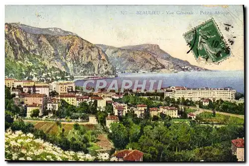 Cartes postales Beaulieu Sur Mer Vue Generale Petite Afrique