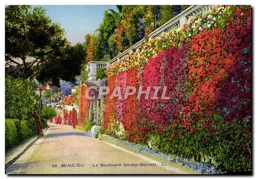 Ansichtskarte AK Beaulieu Le Boulevard Gordon Bennett