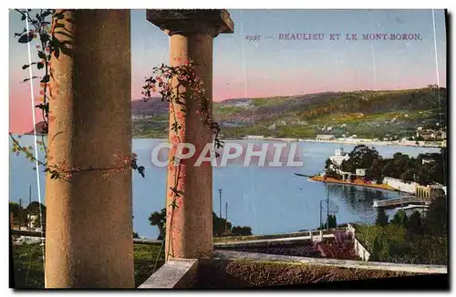 Cartes postales Beaulieu Et Le Mont Boron