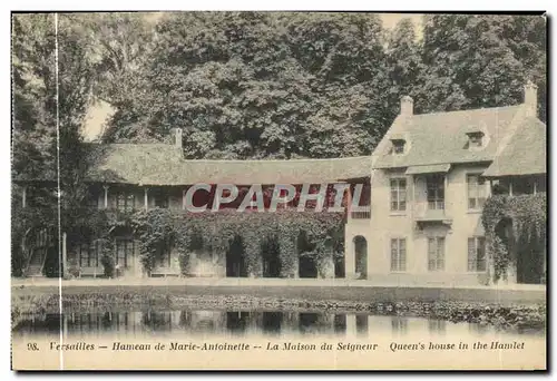 Cartes postales Versailles Hameau De Marie Antoinette La Maison Du Seigneur