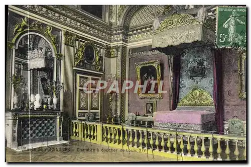 Cartes postales Versailles Chambre A Coucher De Louis XIV