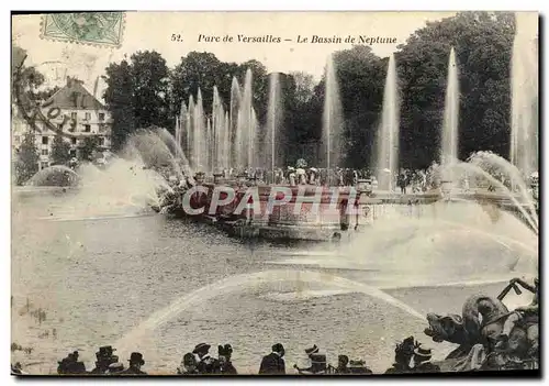 Cartes postales Parc De Versailles Le Bassin De Neptune