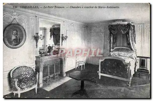 Cartes postales Versailles Le Petit Trianon Chambre A Coucher De Marie Antoinette