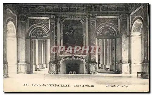 Cartes postales Palais De Versailles Salon D&#39Hercule