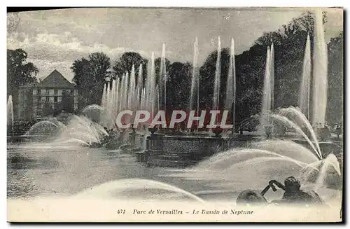 Cartes postales Versailles Le Bassin De Neptune