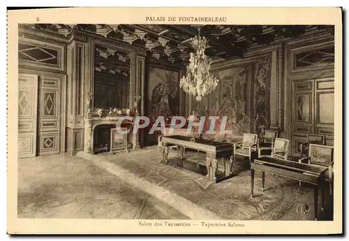 Ansichtskarte AK Fontainebleau Palais Salon des Tapisseries