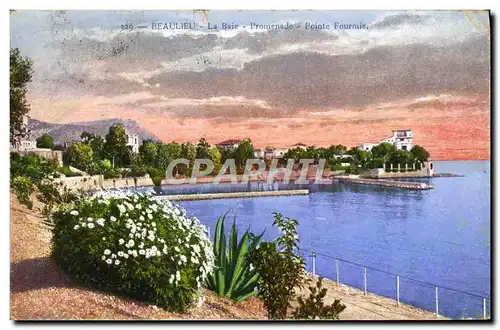 Ansichtskarte AK Beaulieu La Baie Promenade Pointe Fourmie