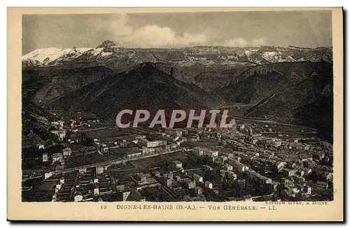 Cartes postales Digne Les Bains Vue Generale