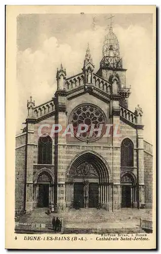 Cartes postales Digne Les Bains Cathedrale Saint Jerome