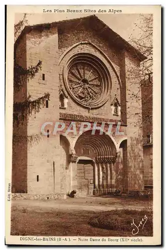 Cartes postales Digne Les Bains Notre Dame Du Bourg